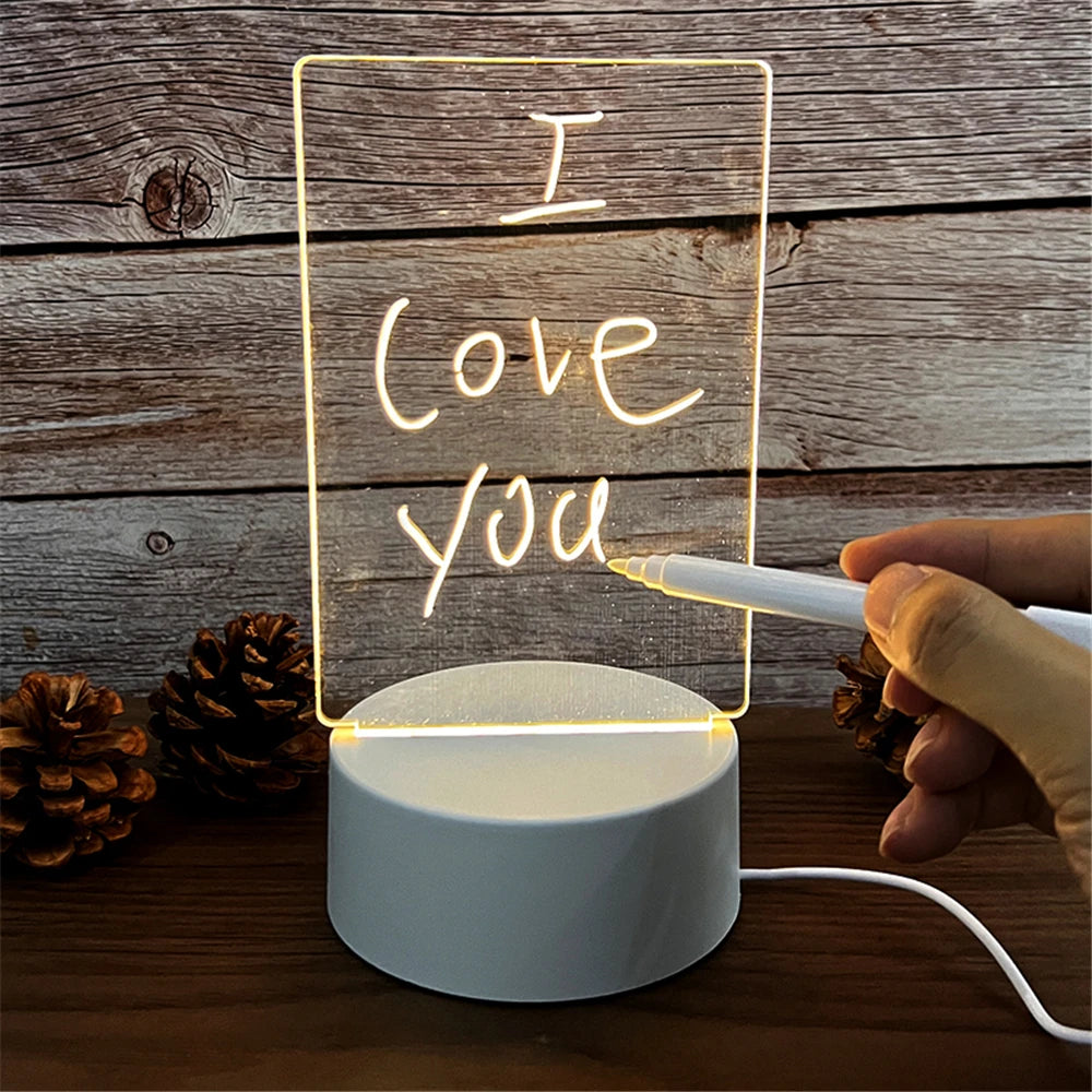 LED Acrylic Message Board – Light Up Your Words