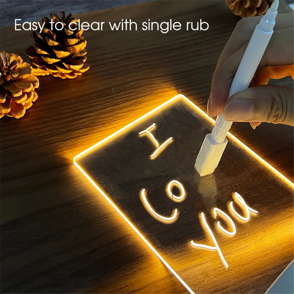 LED Acrylic Message Board – Light Up Your Words